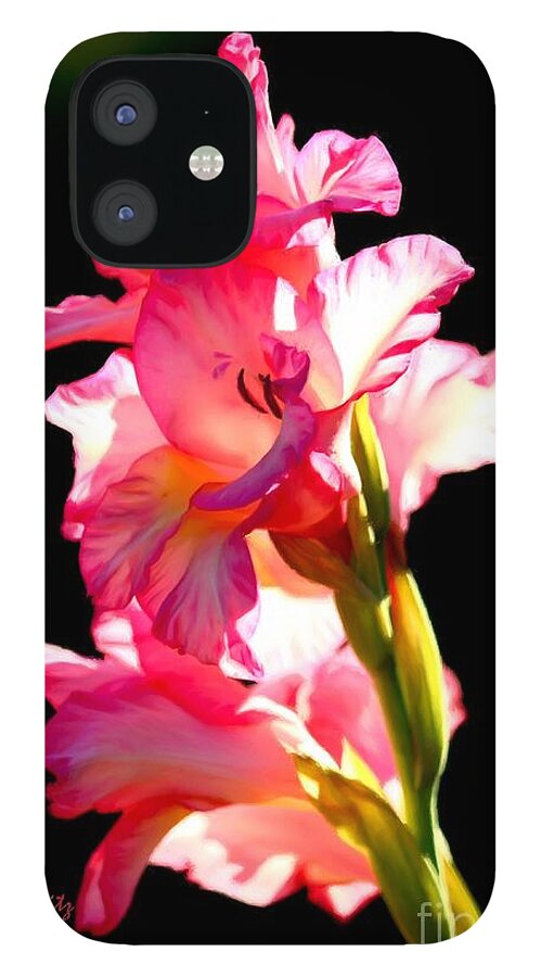 Galadiolus iPhone 12 Case featuring the photograph Majestic Gladiolus by Patrick Witz