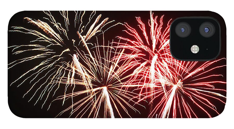 Fireworks iPhone 12 Case featuring the photograph Multiple colors by Agusti Pardo Rossello