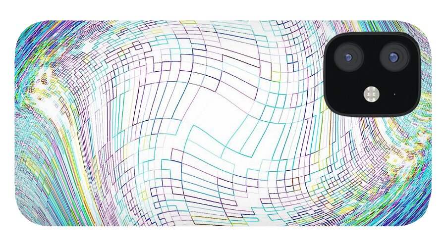 Abstract. Twist iPhone 12 Case featuring the photograph New York Abstract 027 by Rrrose Pix