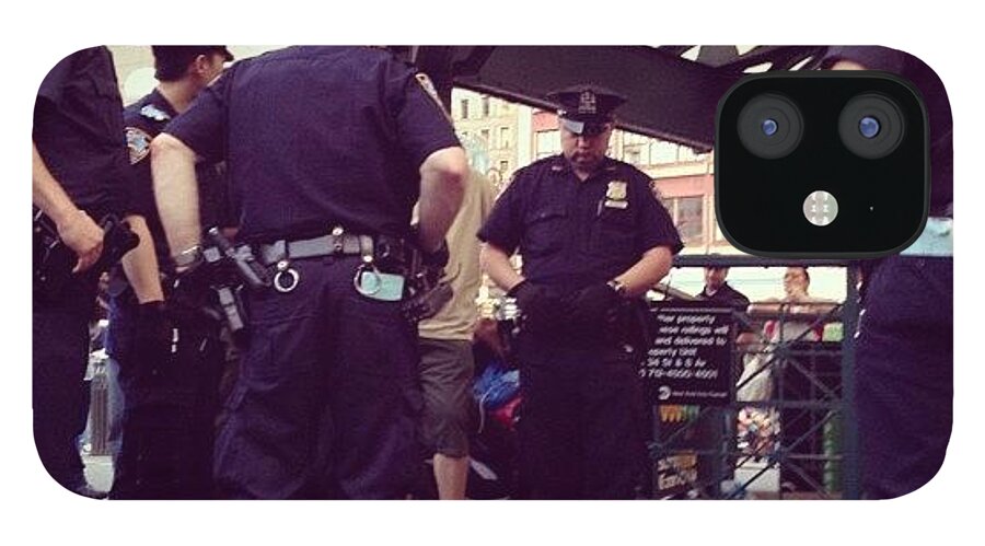 Summer iPhone 12 Case featuring the photograph Nypd by Randy Lemoine