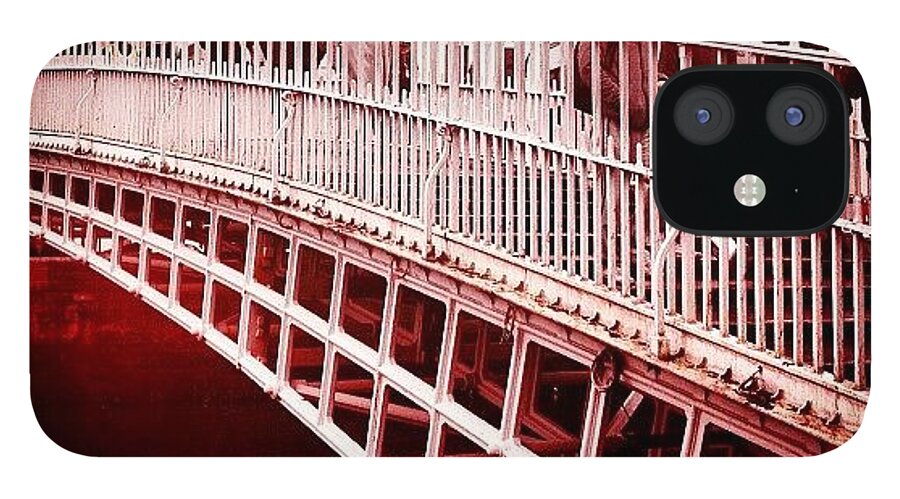 Dublin iPhone 12 Case featuring the photograph Over The Bridge. #dublin by David Lynch