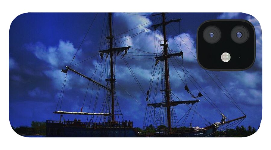 Pirate iPhone 12 Case featuring the photograph Pirate's Blue Sea by Patrick Witz