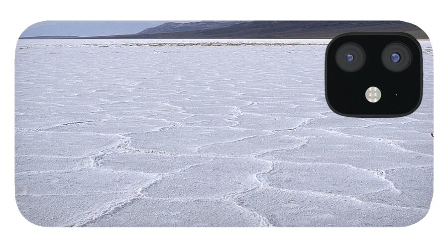 Mp iPhone 12 Case featuring the photograph Salt Flats At Badwater With Polygon by Konrad Wothe