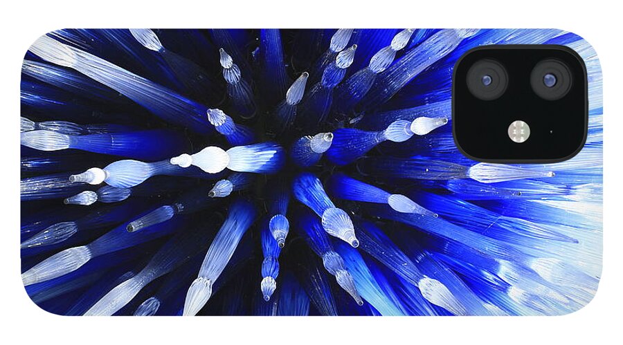 Sapphire iPhone 12 Case featuring the photograph Sapphire Explosion by Jerry Bunger