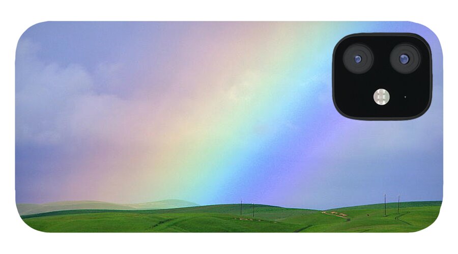 Green Hills iPhone 12 Case featuring the photograph Somewhere Over The Rainbow by Jeff Lowe