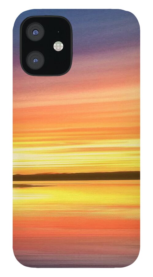Sunset iPhone 12 Case featuring the photograph Sunset Stratas by Rod Seel