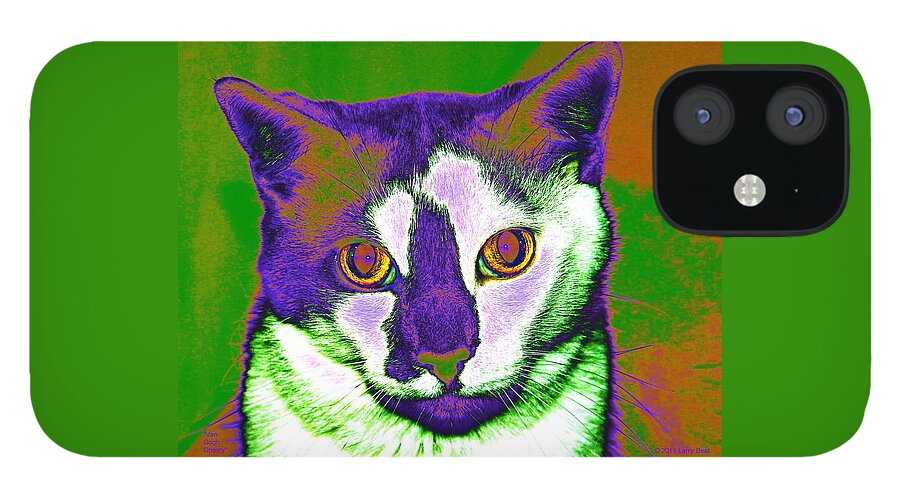 Ghosty iPhone 12 Case featuring the digital art Van Gogh Ghosty by Larry Beat