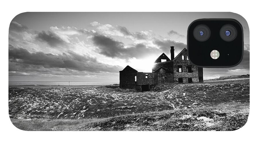 Iceland iPhone 12 Case featuring the photograph Abandoned Farm On The Snaefellsnes Peninsula #1 by Alex Blondeau