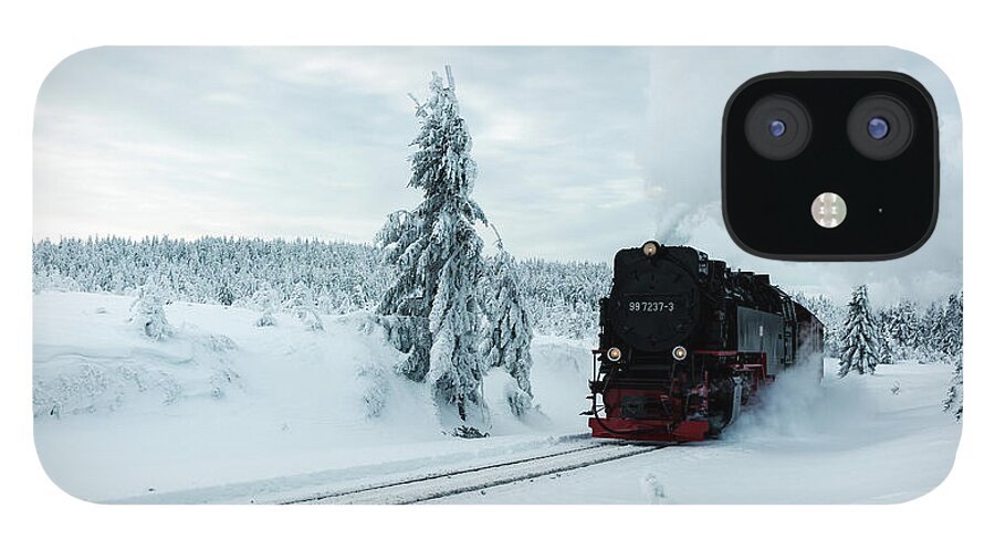 Nature iPhone 12 Case featuring the photograph Brockenbahn, Harz #2 by Andreas Levi