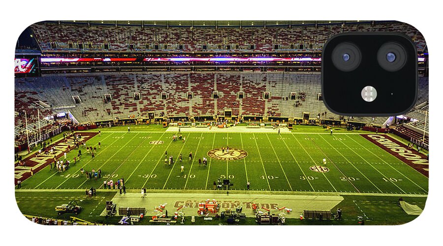 The University Of Alabama iPhone 12 Case featuring the photograph Bryant-Denny Stadium #1 by Kevin Senter