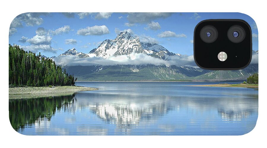 Mount Moran iPhone 12 Case featuring the photograph Mount Moran #1 by Ronnie And Frances Howard