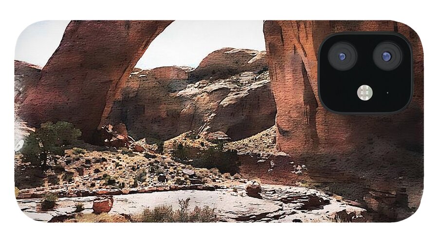 United States iPhone 12 Case featuring the photograph Rainbow Bridge National Monument #1 by Joseph Hendrix