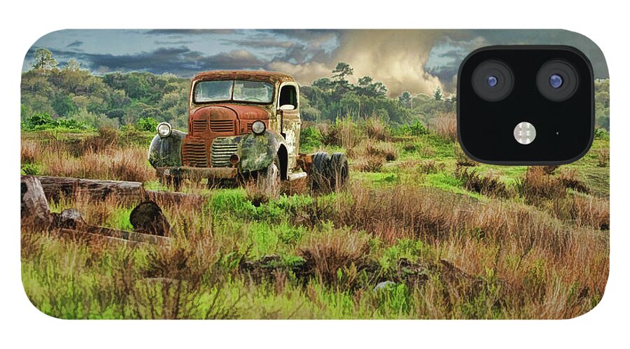 Art Photography iPhone 12 Case featuring the photograph Tornado Truck #1 by Blake Richards