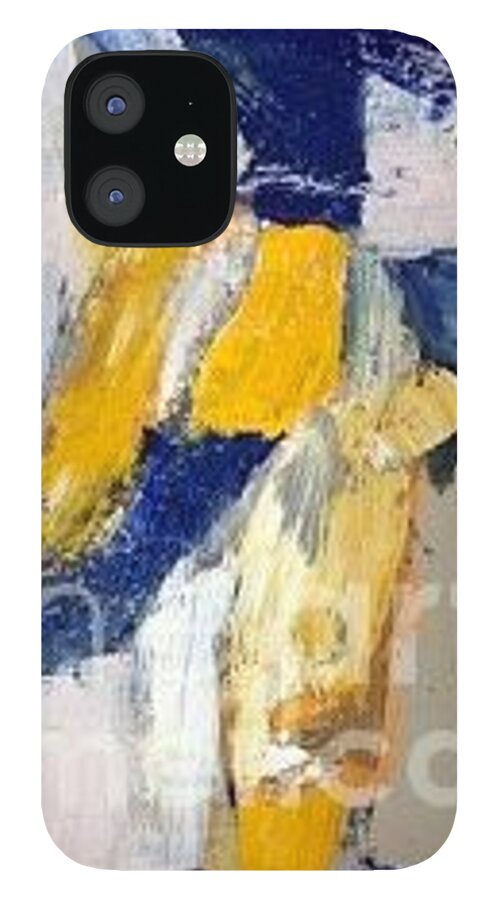 Time And Space iPhone 12 Case featuring the painting Untitled #1 by Fereshteh Stoecklein