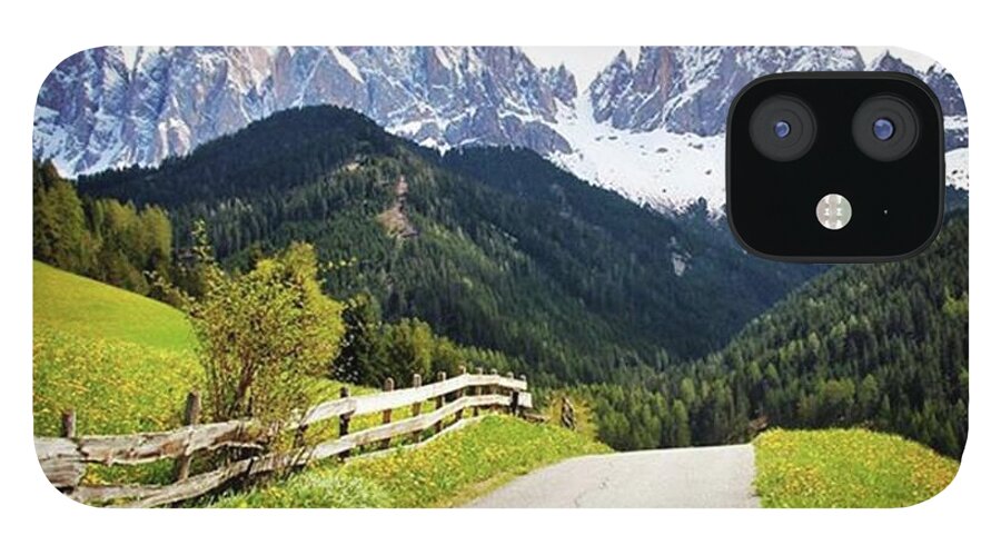 Funes iPhone 12 Case featuring the photograph Val Di #funes #1 by Luisa Azzolini