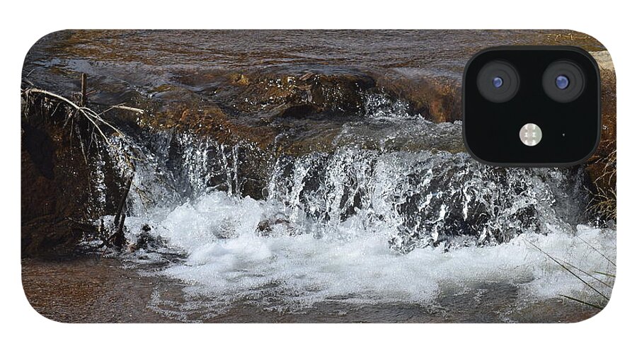 Water iPhone 12 Case featuring the photograph Waterfall Westcliffe CO #1 by Margarethe Binkley