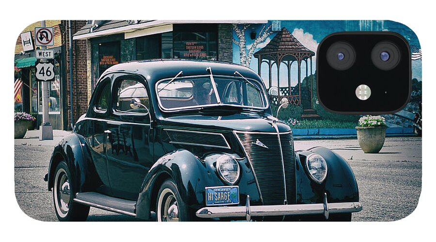 Car iPhone 12 Case featuring the photograph 1937 Ford Sedan by Mark Miller