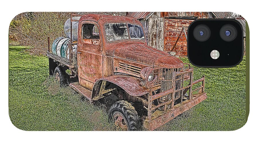 Scenicfotos iPhone 12 Case featuring the photograph 1941 Dodge Truck #2 by Mark Allen