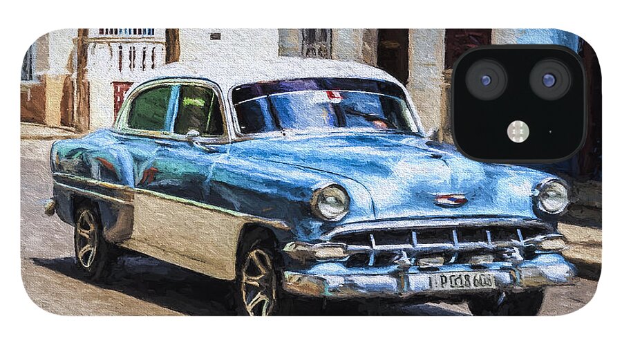 54 Chevy iPhone 12 Case featuring the photograph 1954 Chevy Bel Air by Lou Novick