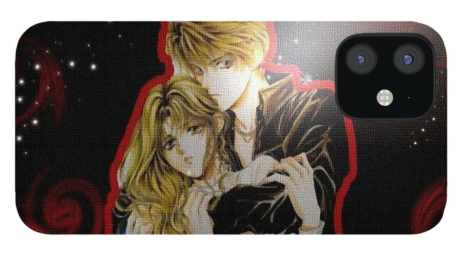 Angel Sanctuary iPhone 12 Case featuring the digital art Angel Sanctuary #2 by Super Lovely