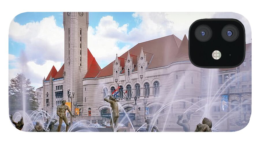 City Scapes iPhone 12 Case featuring the photograph Union Station - St Louis #1 by Harold Rau