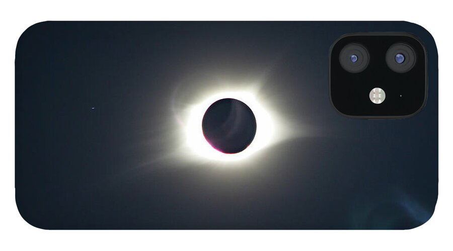 Total Eclipse iPhone 12 Case featuring the photograph 2017 Total Solar Eclipse by Ally White
