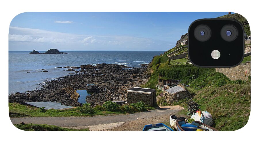 Cape iPhone 12 Case featuring the photograph Cape Cornwall #5 by Pete Hemington