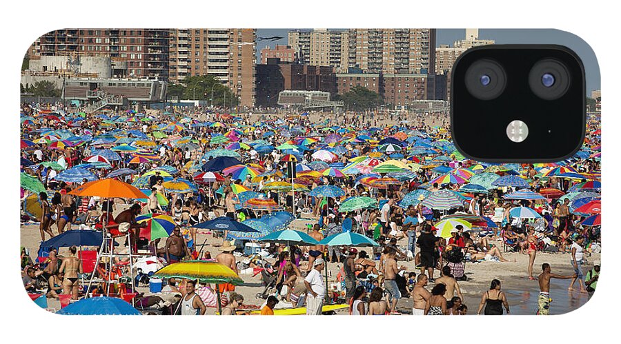 Coney Island iPhone 12 Case featuring the photograph Coney Island - New York City #5 by Anthony Totah
