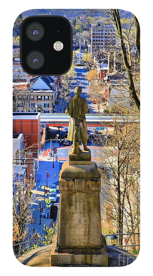 Easton iPhone 12 Case featuring the photograph A View from College Hill by DJ Florek