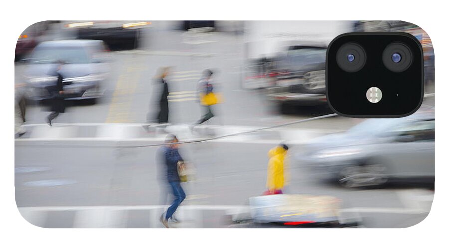 Traffic iPhone 12 Case featuring the photograph Abstract Traffic by Erik Burg