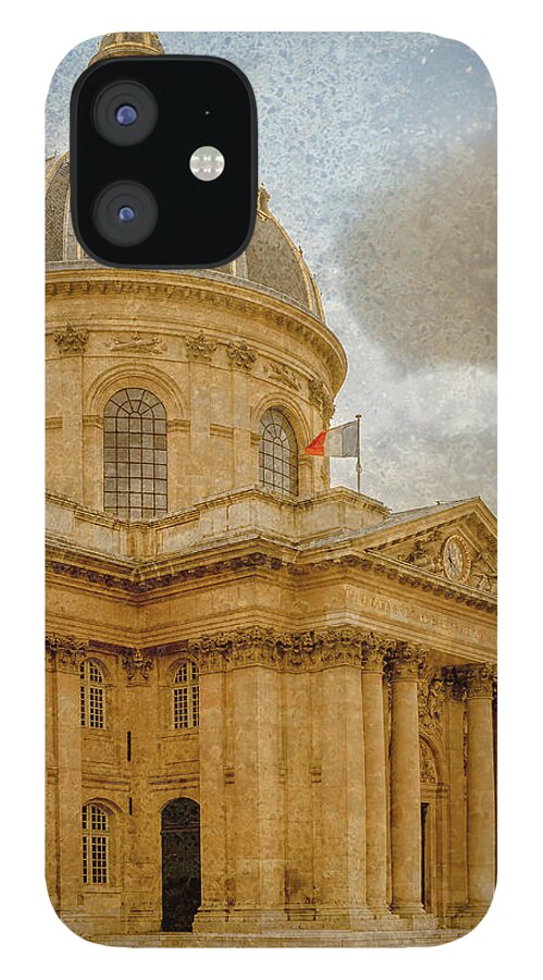 France iPhone 12 Case featuring the photograph Paris, France - Academie Francaise by Mark Forte