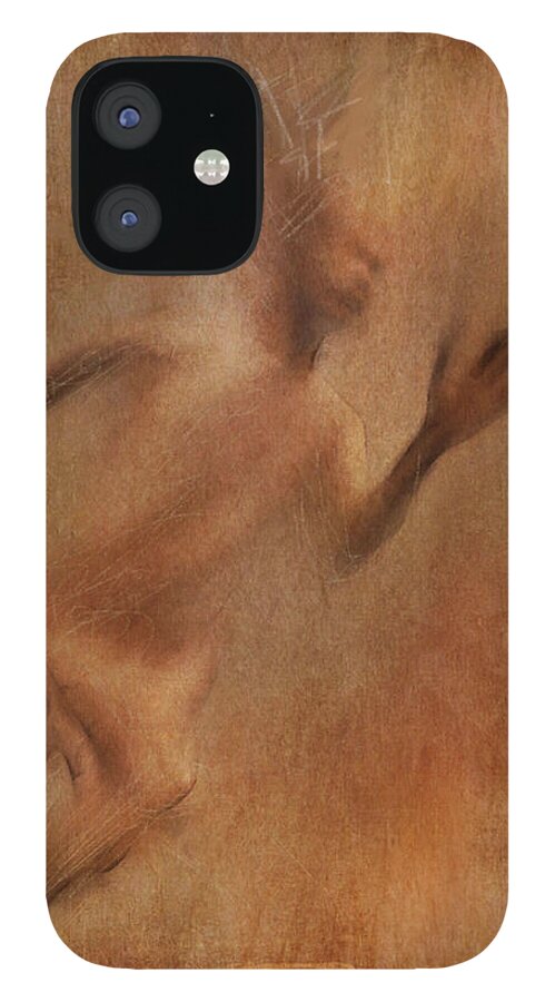 Runner iPhone 12 Case featuring the painting All along the edge by Suzy Norris