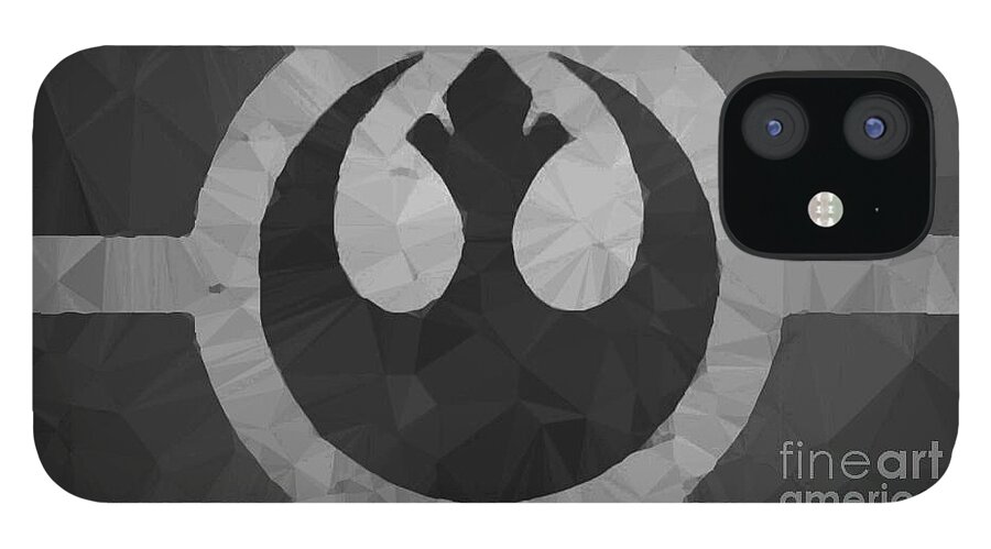 Star Wars iPhone 12 Case featuring the digital art Alliance Phoenix by HELGE Art Gallery