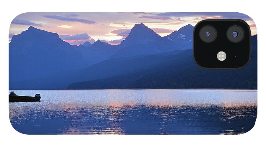 Glacier iPhone 12 Case featuring the photograph Anchored by Bruce Gourley