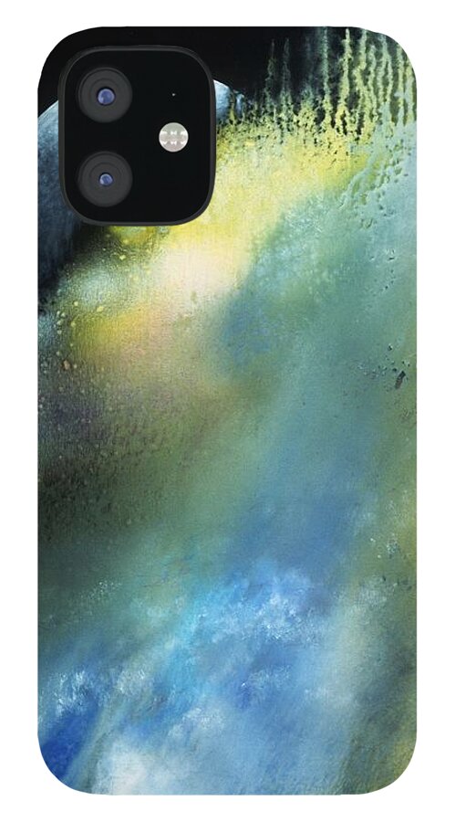 Spiritual iPhone 12 Case featuring the painting Apollo by Lee Pantas