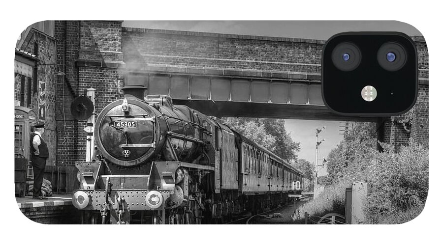 Steam iPhone 12 Case featuring the photograph Arrival at Quorn by David Birchall