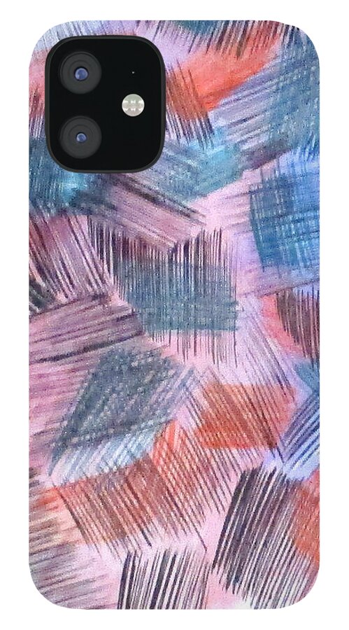 Doodle iPhone 12 Case featuring the painting Art Doodle No. 23 by Clyde J Kell