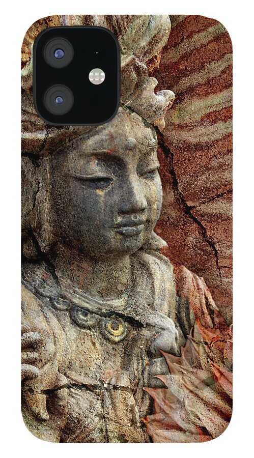 Buddhist iPhone 12 Case featuring the painting Art of Memory by Christopher Beikmann