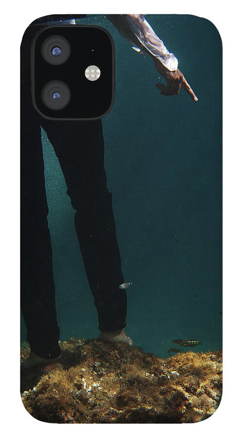 Swim iPhone 12 Case featuring the photograph Attitude by Gemma Silvestre