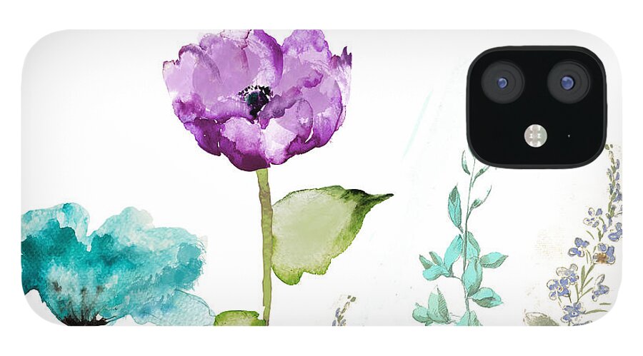 Garden iPhone 12 Case featuring the painting Avril by Mindy Sommers