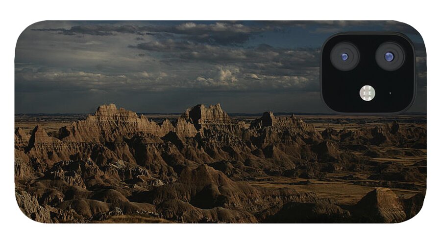 Badlands iPhone 12 Case featuring the photograph Badlands National Park by Benjamin Dahl