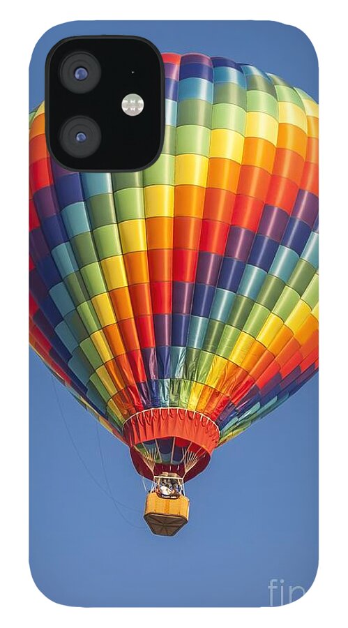 Adventure iPhone 12 Case featuring the photograph Ballooning in Color by Anthony Sacco