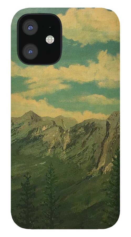 Banff iPhone 12 Case featuring the painting Banff by Terry Frederick