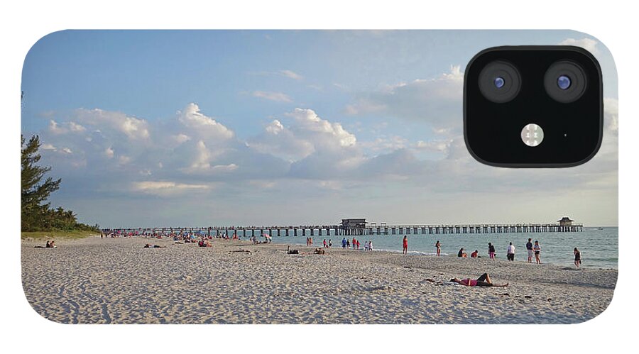 Naples iPhone 12 Case featuring the photograph Beautiful Day on Naples Beach Naples Florida by Toby McGuire