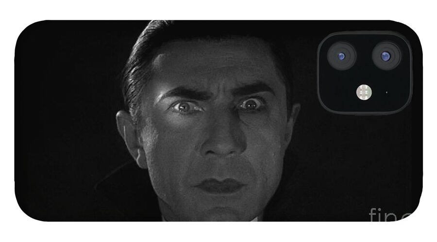 Bela Lugosi iPhone 12 Case featuring the photograph Bela Lugosi Dracula 1931 and his piercing eyes by Vintage Collectables