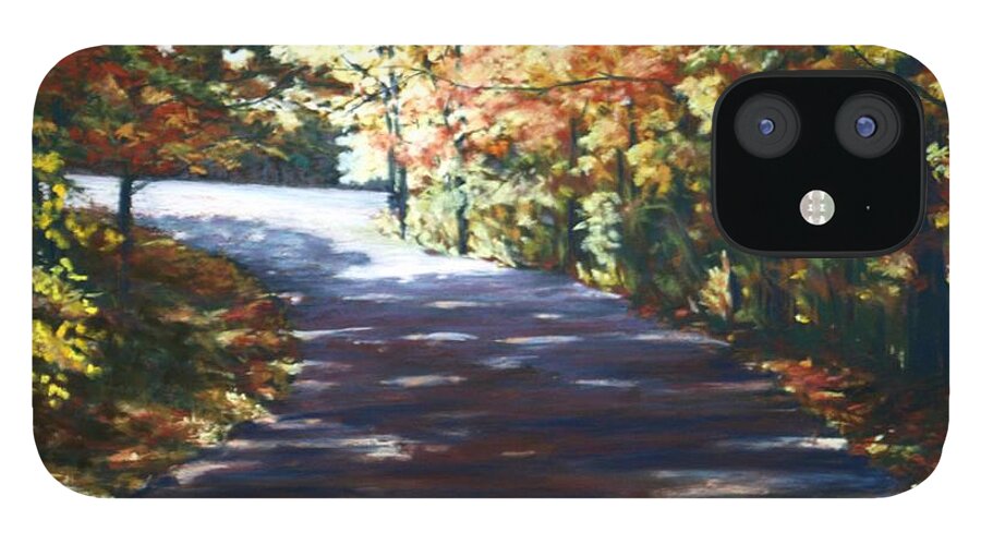 Landscape iPhone 12 Case featuring the pastel Bernheim Drive by Diana Colgate