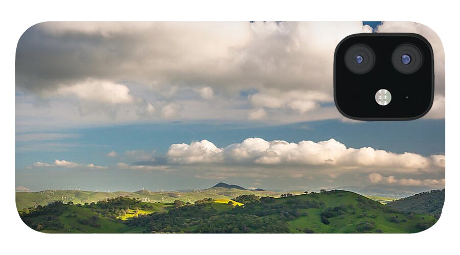Landscape iPhone 12 Case featuring the photograph Big Clouds Over The Round Valley by Marc Crumpler