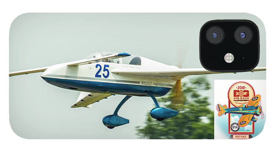 Big Muddy Air Race iPhone 12 Case featuring the photograph Big Muddy Air Race number 25 by Jeff Kurtz