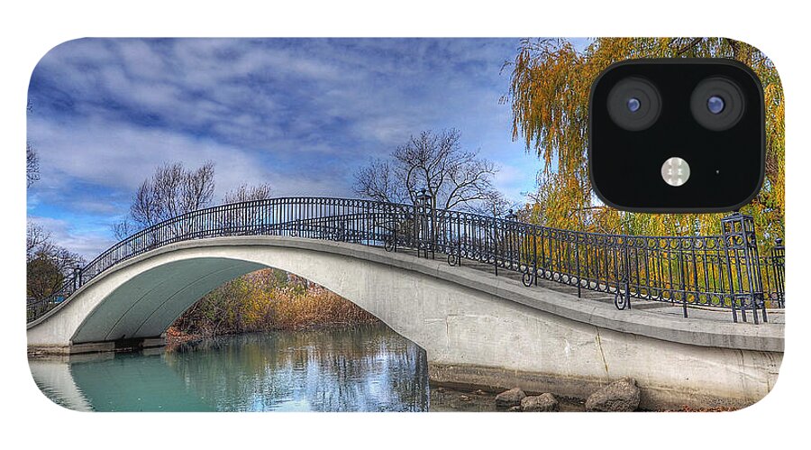 Bridge iPhone 12 Case featuring the photograph Bridge At Elizabeth Park by Rodney Campbell