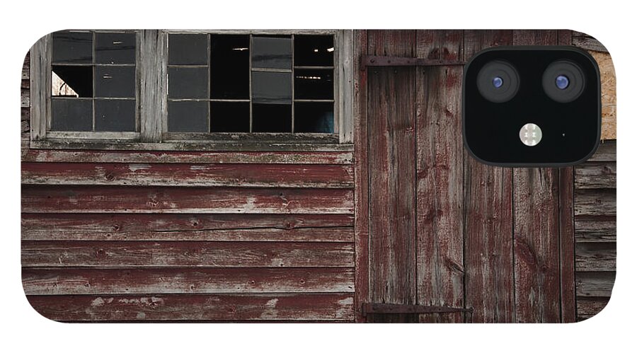 Barn iPhone 12 Case featuring the photograph Broad side of a Barn by Debra Fedchin